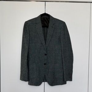 Reiss Green Textured Blazer